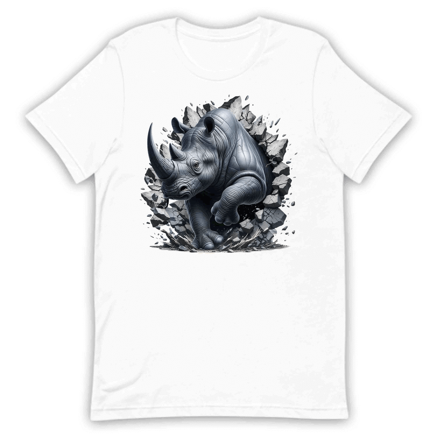 Rhinoceros Breaking Through Wall 3D Realistic Rhinoceros | PRODUCT CODE: RHNISBRKPOCKM