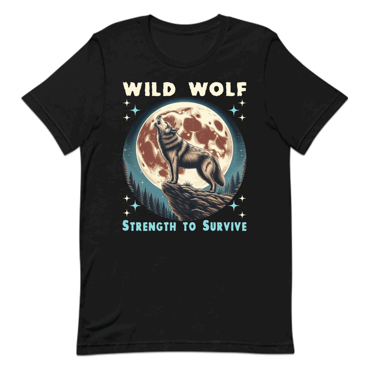 Howling Wolf Full Moon Wilderness Survival Strength | PRODUCT CODE: HWNLGWDFLKM