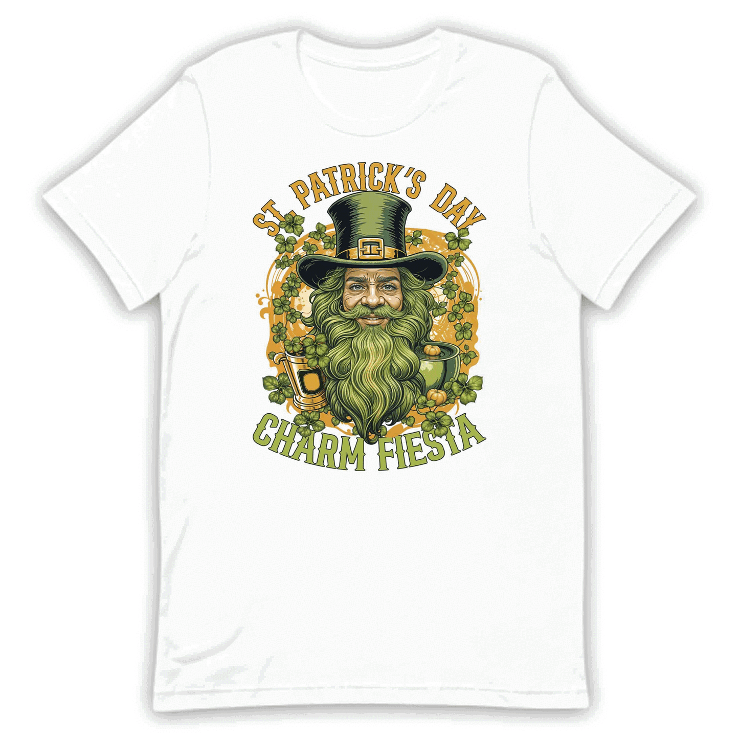 Irish Charm Fiesta St. Patrick's Day Bearded Leprechaun with Beer Mug | PRODUCT CODE: RSHCRMAFSTPR