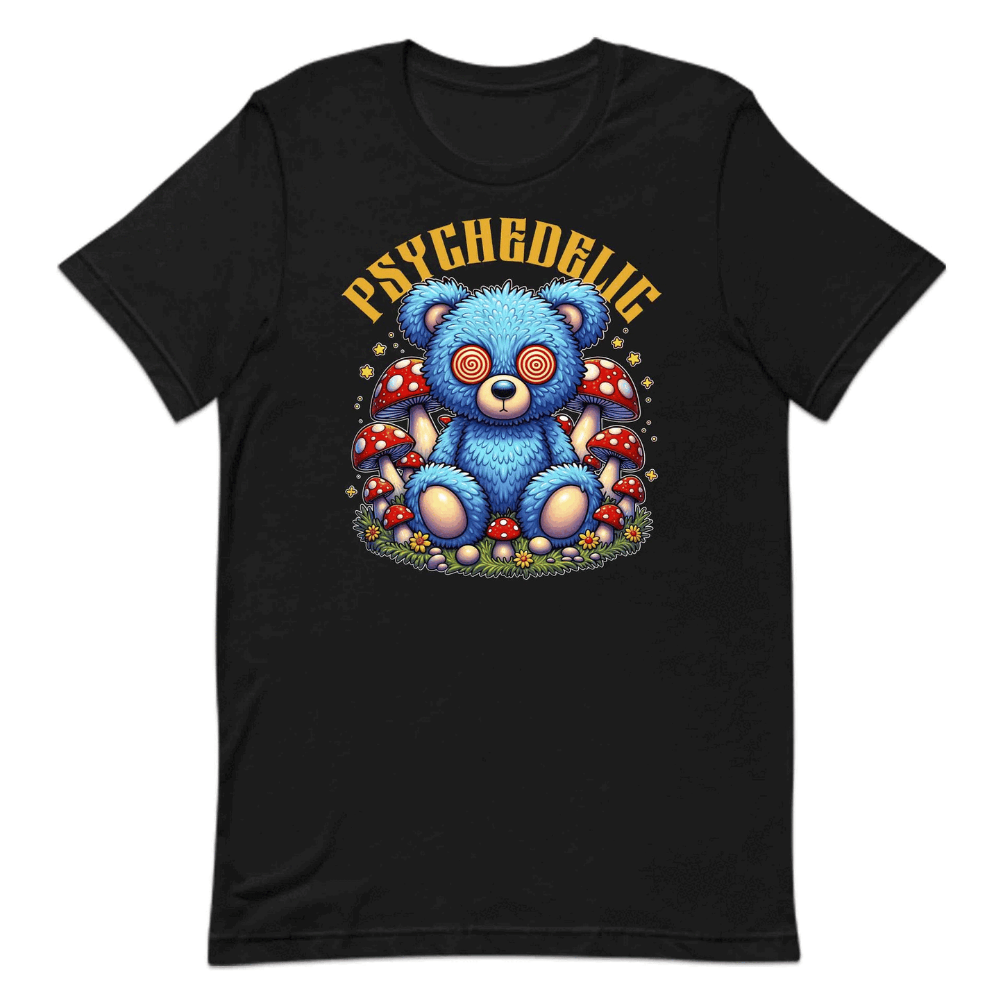 Psychedelic Bear Mushrooms & Hypnotic Spiral Eyes | PRODUCT CODE: PYDSLECBRMU