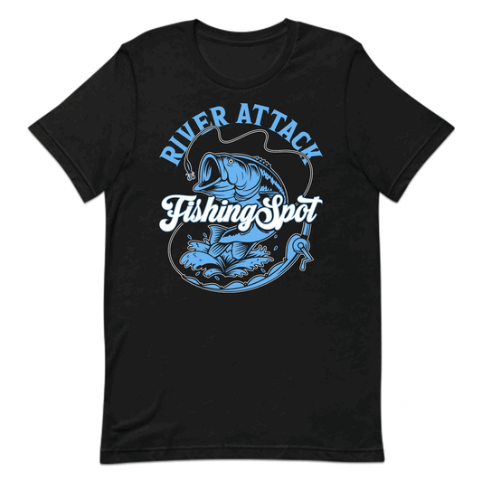 River Attack Fishing Spot Bass Fish Lovers | PRODUCT CODE: RVEATCKSNGPOL