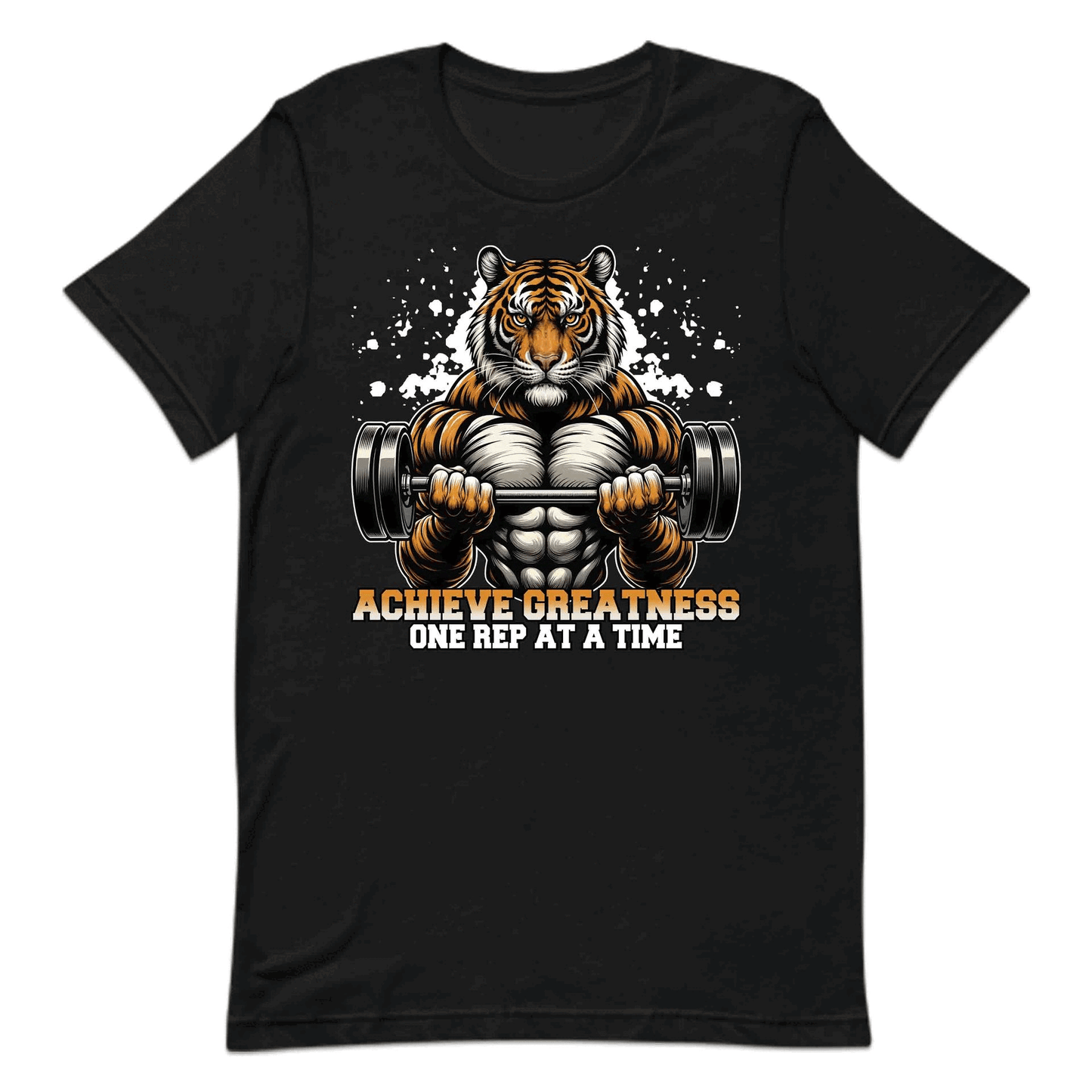 Tiger Bodybuilding Gym Achieve Greatness One Rep At A Time | PRODUCT CODE: TRGEBFYLNACH