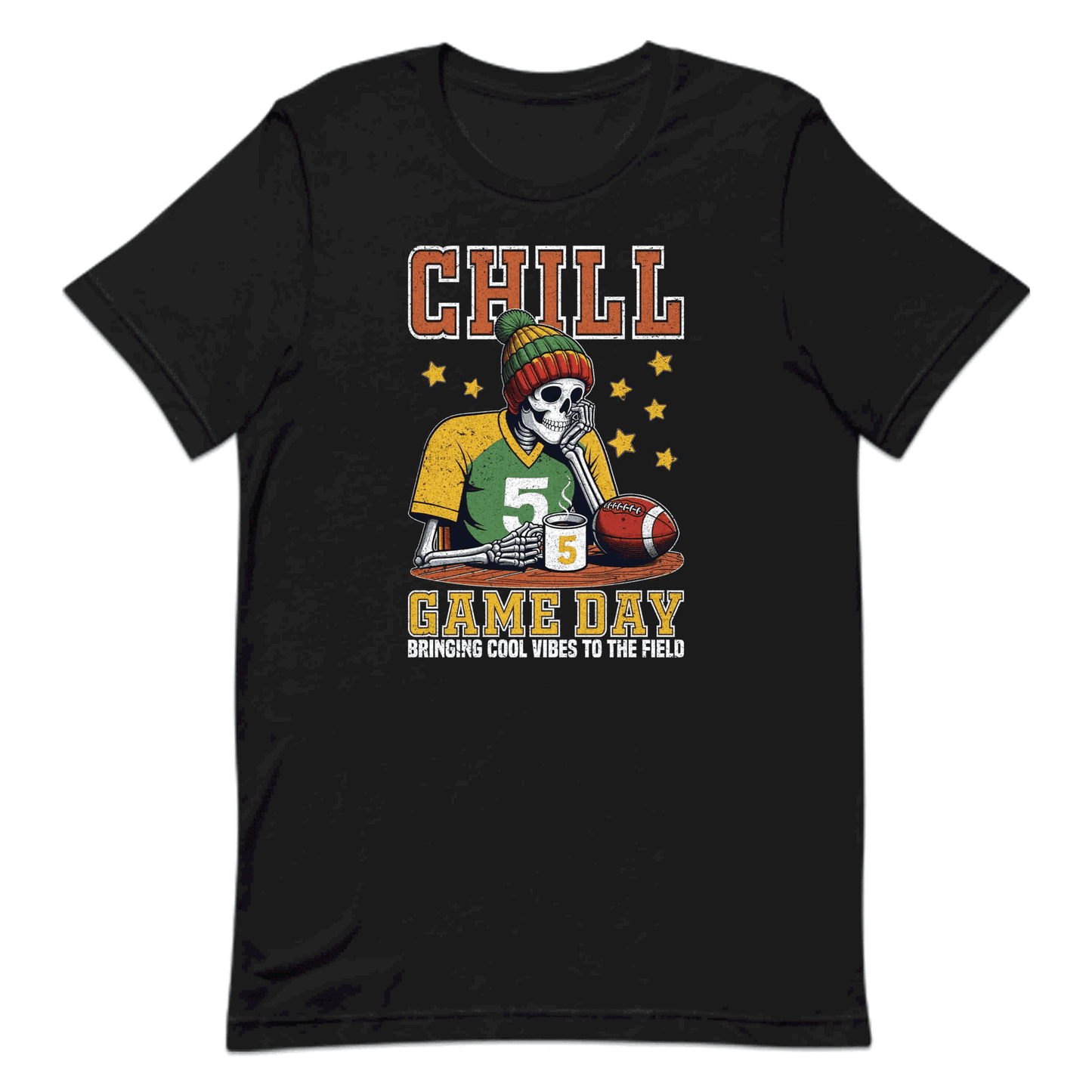 Chill Game Day Skeleton American Football | PRODUCT CODE: CLFGNWAMRENB