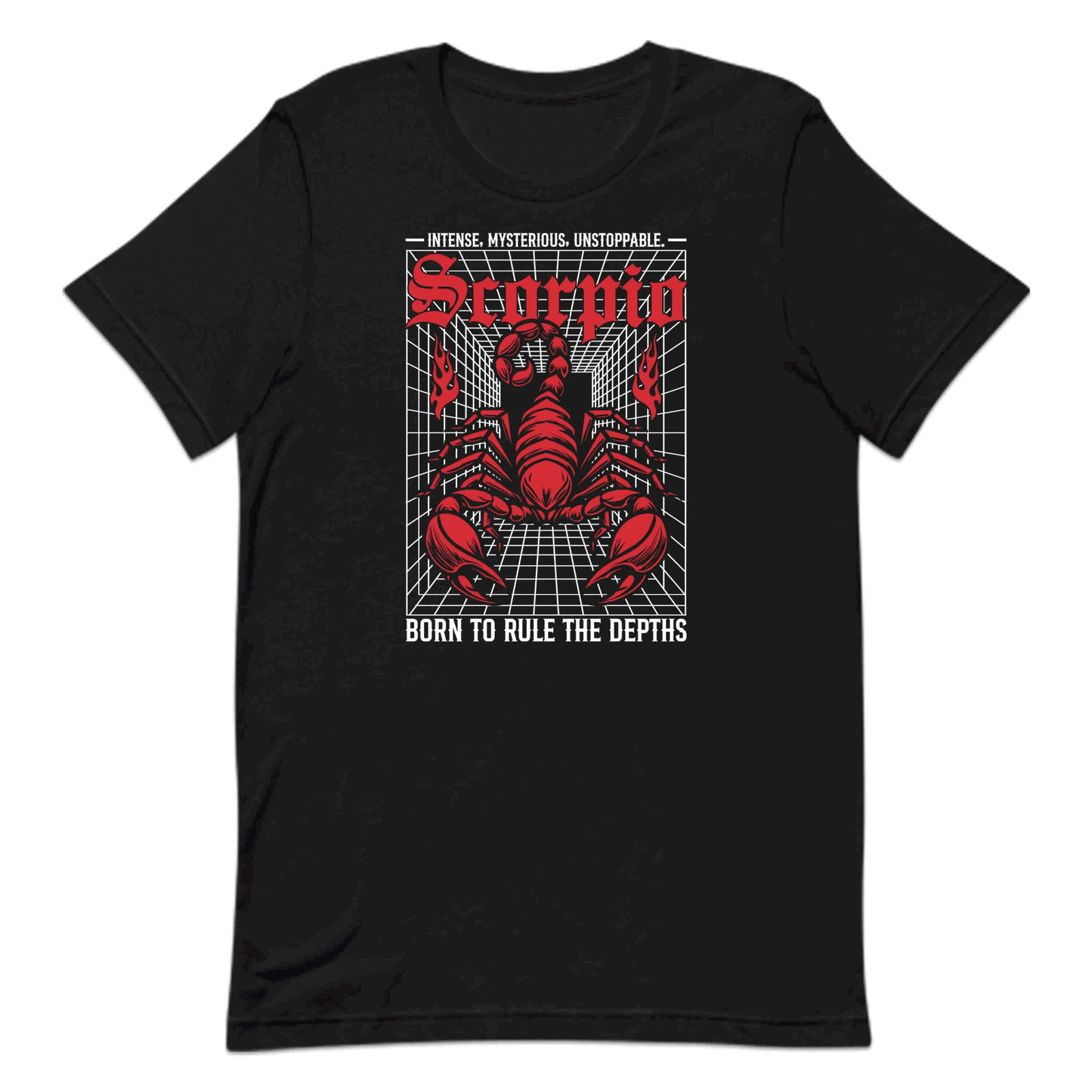 Scorpio Zodiac Red Scorpion Fiery Astrology Style | PRODUCT CODE: SCPZDICRDEPOF