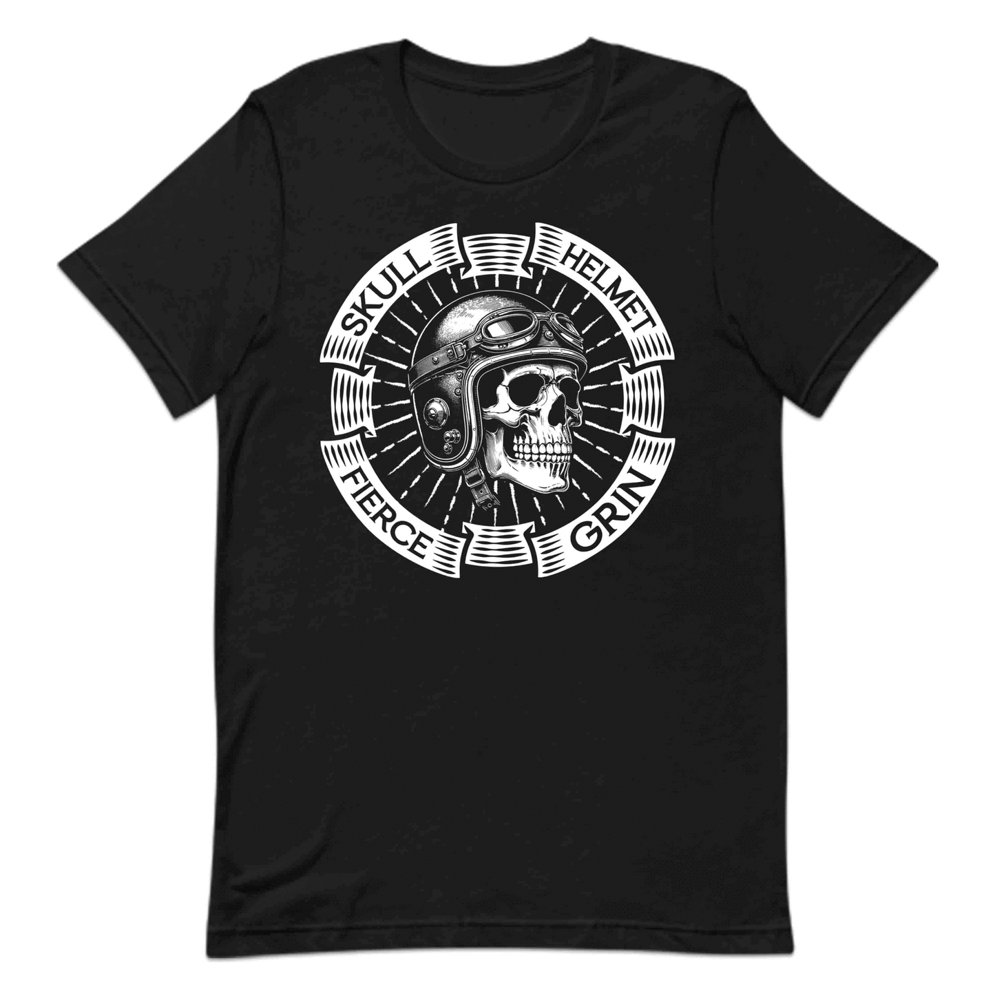 Vintage Biker Skull Helmet Retro Skeleton Motorcycle Enthusiasts | PRODUCT CODE: VNGTSJLUHMTER