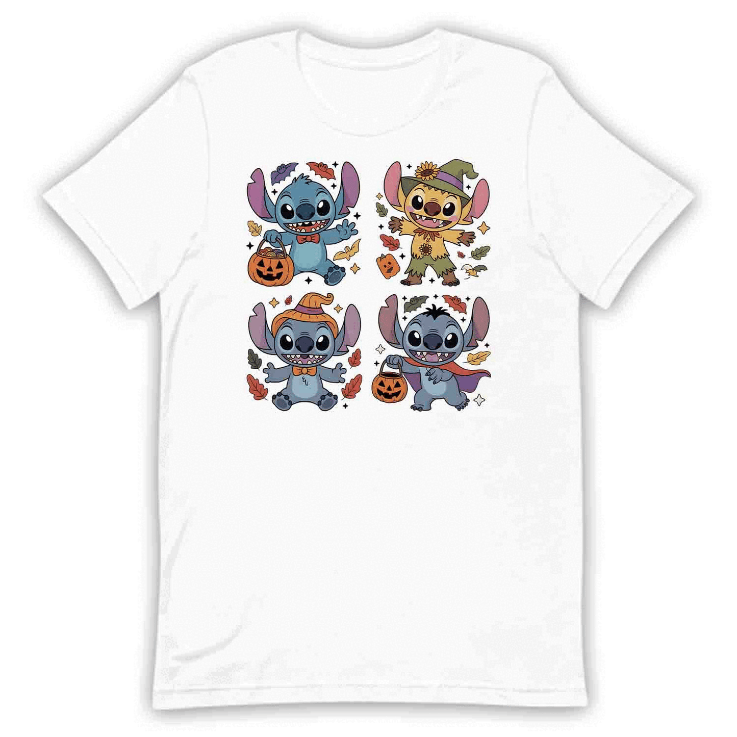 Disney Stitch Halloween T-Shirt, Cute Trick-or-Treat Sweatshirt, Kawaii Party Hoodie | PRODUCT CODE: DNZXCHBWQ