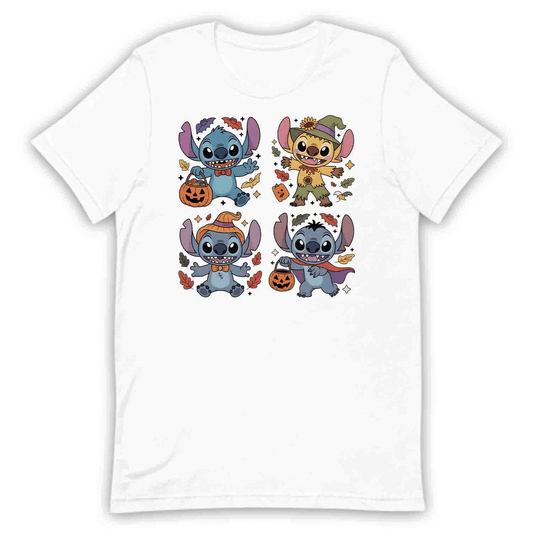 Disney Stitch Halloween T-Shirt, Cute Trick-or-Treat Sweatshirt, Kawaii Party Hoodie | PRODUCT CODE: DNZXCHBWQ