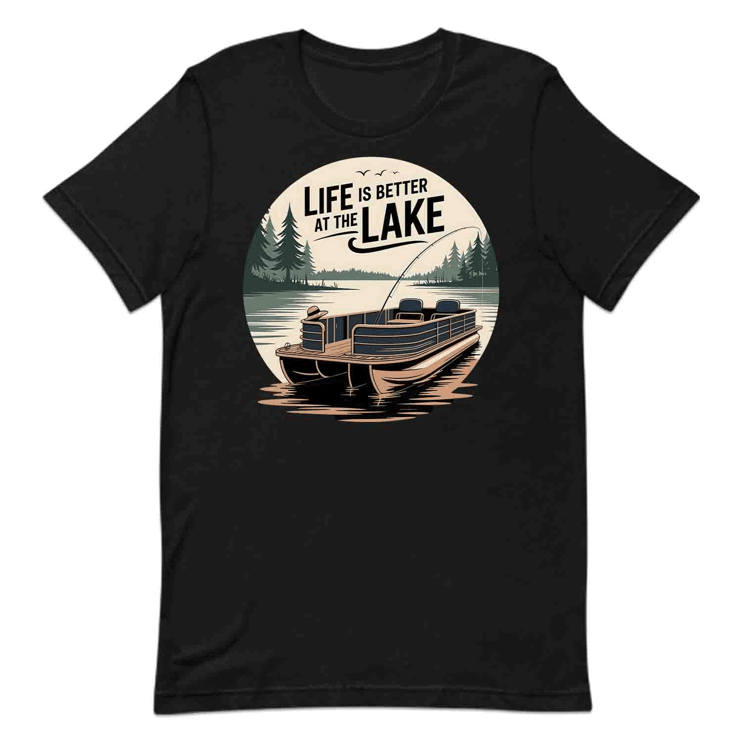 Lake Life Bliss T-Shirt, Pontoon Boat Sweatshirt, Summer Relaxation Hoodie | PRODUCT CODE: LKWERKBSD