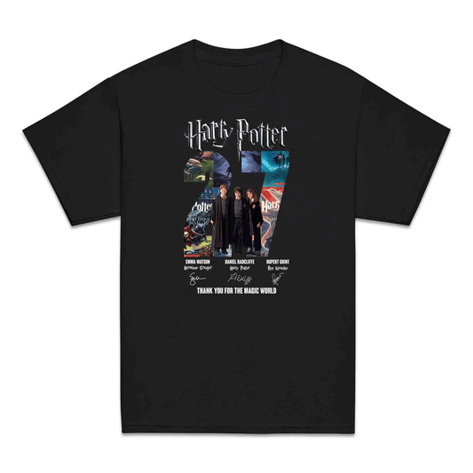 Harry Potter Book Series 27th Anniversary Kids T-Shirt, Jumper & Hoodie – Golden Trio & Wizarding World Tribute for Literary Magic Fans | PRODUCT CODE: HASDNWE
