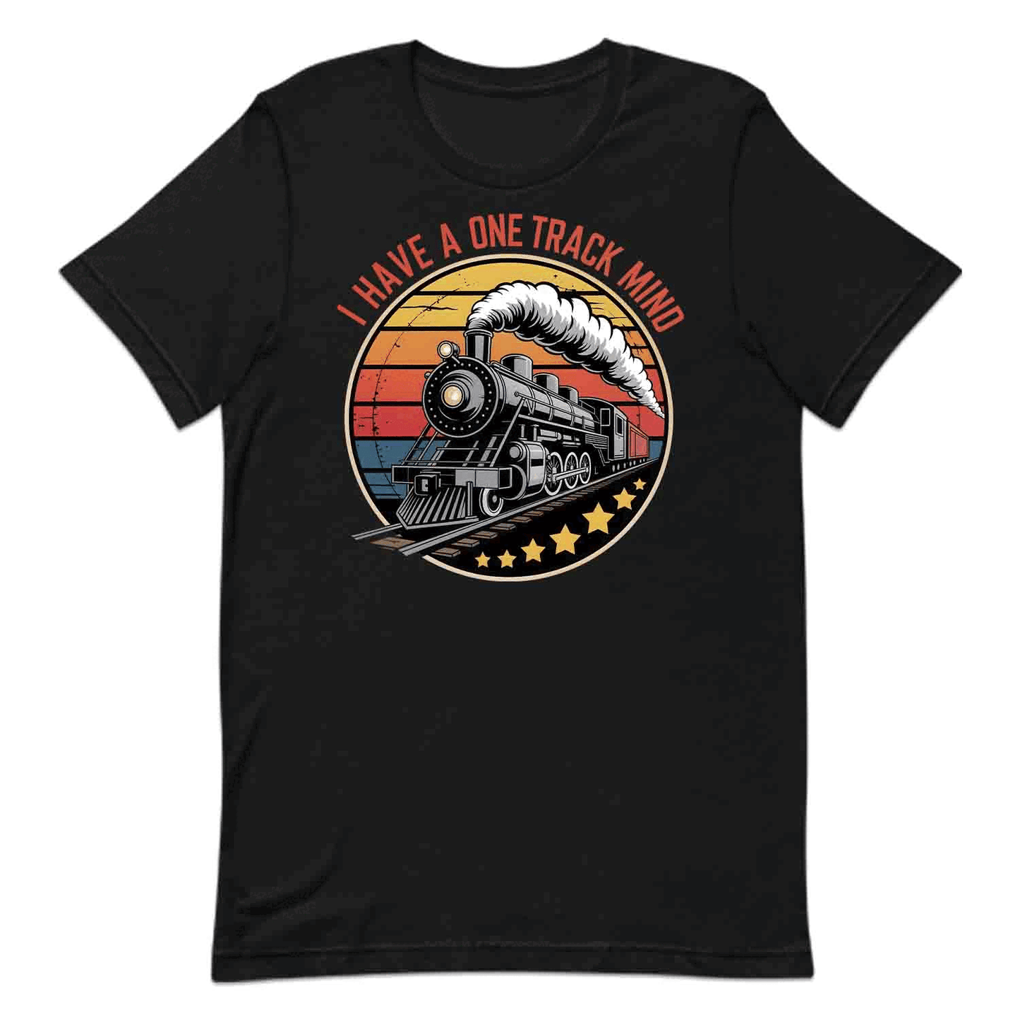 One Track Mind T-Shirt, Vintage Train Sweatshirt, Funny Railfan Hoodie | PRODUCT CODE: HBSADKJTM