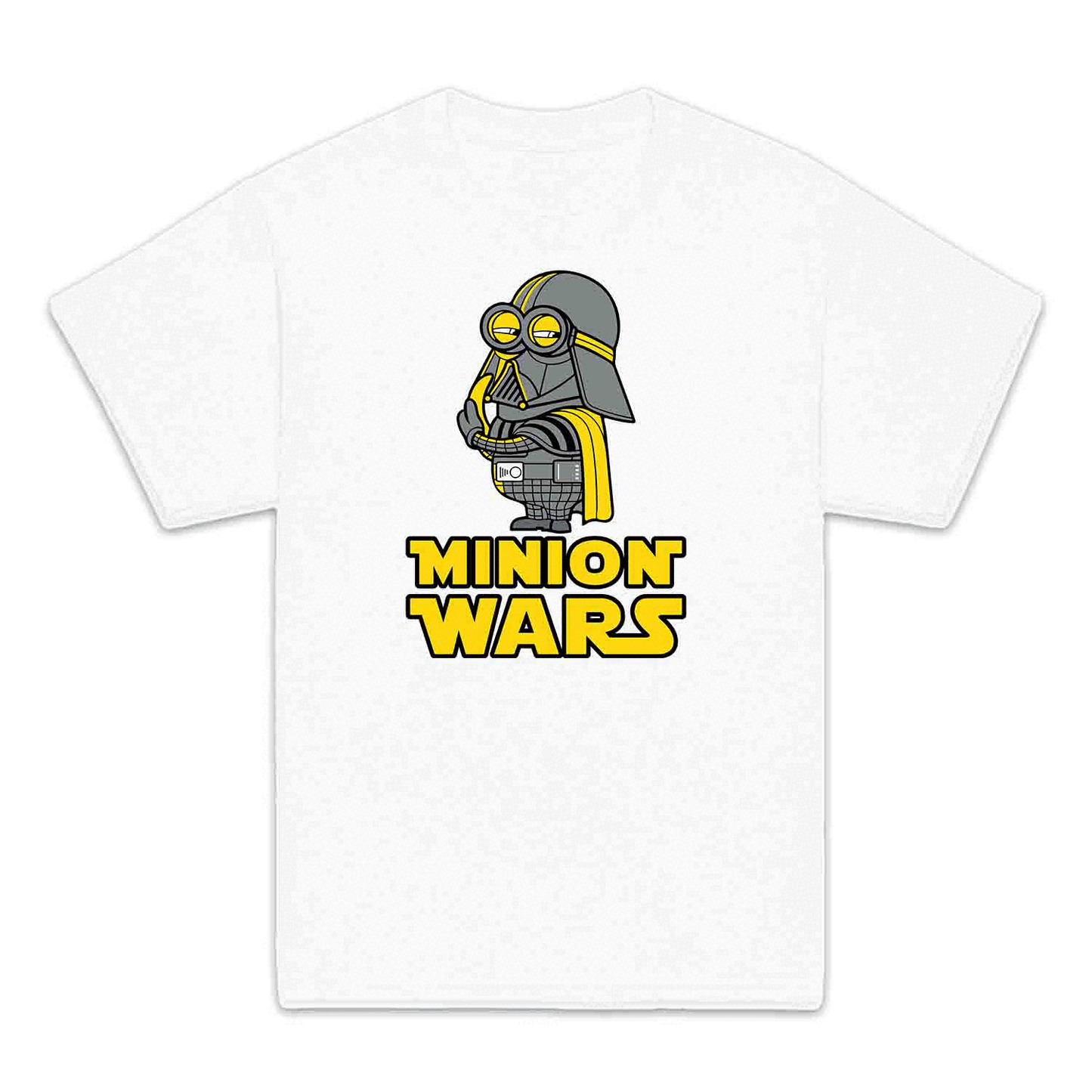 Funny Darth Vader Minion Kids T-Shirt, Hoodie & Jumper – Star Wars x Minions Crossover Gift | PRODUCT CODE: MQWENMS