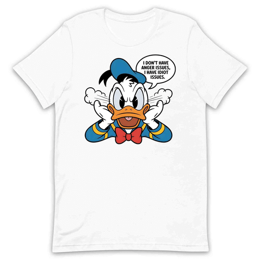 Disney Donald Duck I Don’t Have Anger Issues T-Shirt, Classic Cartoon Humor Sweatshirt, Funny Disney Hoodie | PRODUCT CODE: DKJWERNMUX