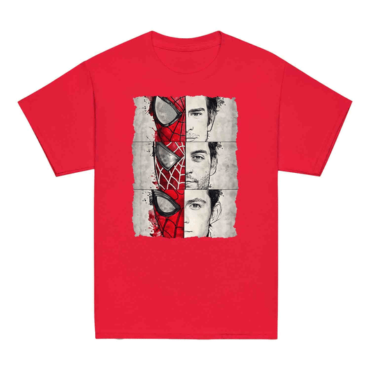 Spider-Man Trio Kids T-Shirt, Tobey, Andrew & Tom Jumper – Marvel Multiverse Hero Hoodie & MCU Apparel | PRODUCT CODE: MCBEWQPL