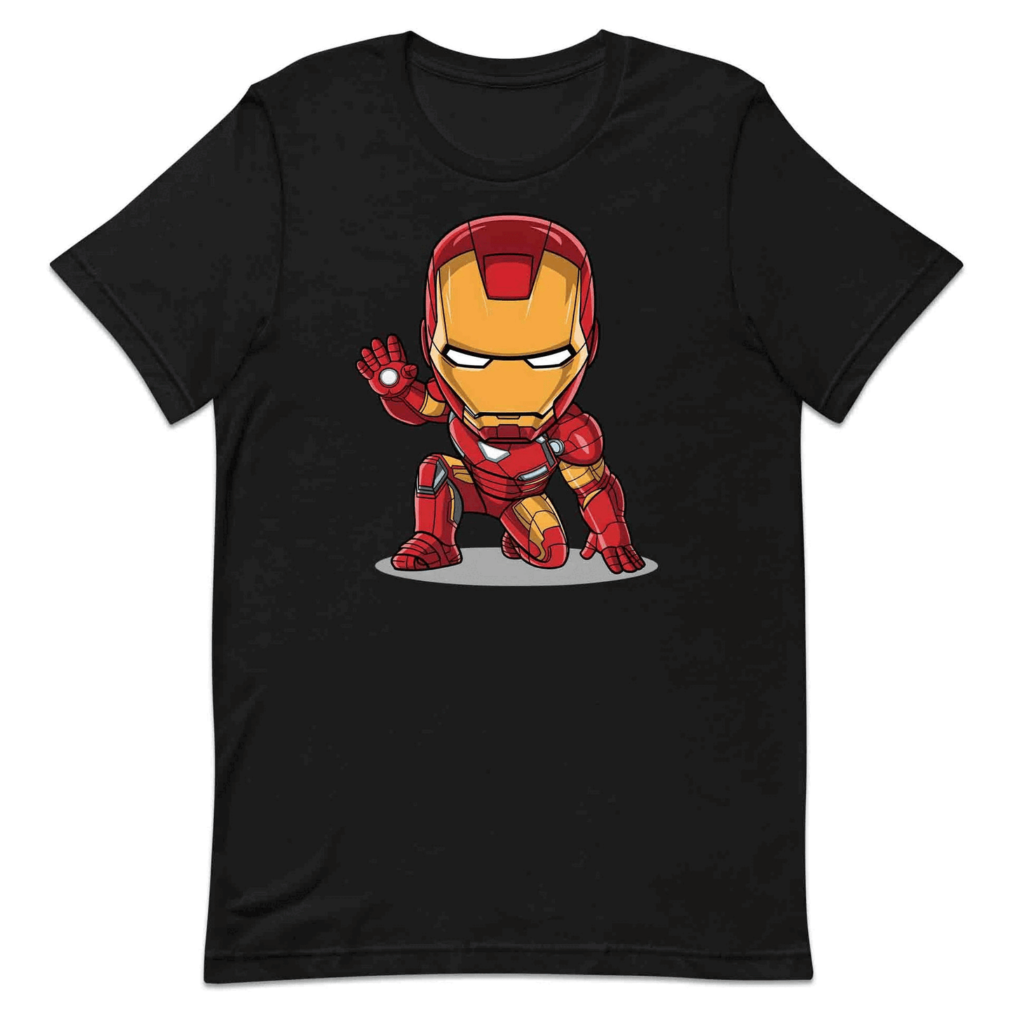 Chibi Iron Man T-Shirt | Marvel Avengers Comic Cartoon Hero Jumper | Tony Stark Armor Fan Hoodie | PRODUCT CODE: CHRBNAIRMNA