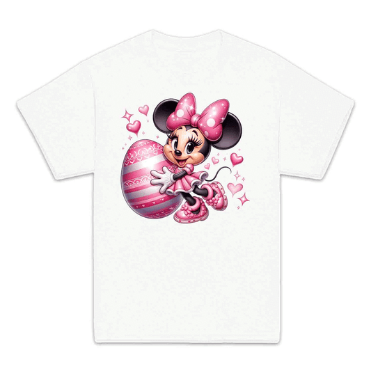 Disney Minnie Mouse Easter Kids T-Shirt | Pink Bow & Festive Egg Kids Jumper | Disney Lovers Hoodie | PRODUCT CODE: DNJKETEPASD