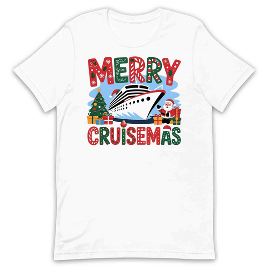 Merry Cruisemas Cruise Ship Christmas T-Shirt, Funny Holiday Sweatshirt, Family Cruise Hoodie | PRODUCT CODE: CMNBVSAD