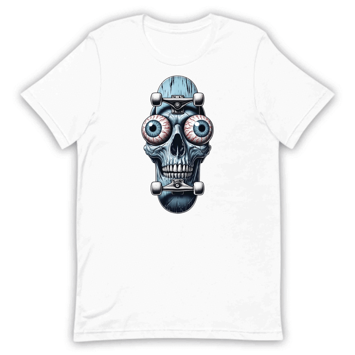 Edgy Skull Skateboard Skaters Extreme Sport | PRODUCT CODE: EDGYSKLBRDXM