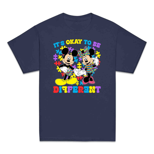 Disney Autism Awareness Kids T-Shirt | Puzzle Piece Jumper | Inclusive Mickey & Minnie Hoodie | PRODUCT CODE: DASDMNBWER