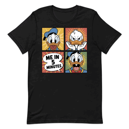 Donald Duck Meme T-Shirt, Funny Disney Cartoon Sweatshirt, Comic Panel Hoodie | PRODUCT CODE: DNWERBVIM