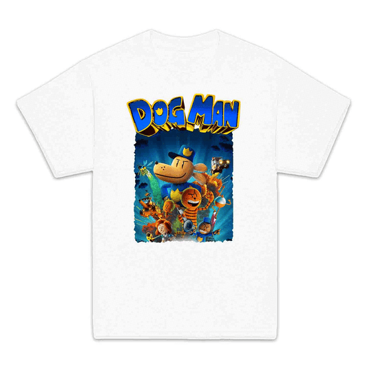 Dog Man World Book Day Kids T-Shirt | Humanoid Animal Cop Dog Jumper | Comic Story Book Hoodie | PRODUCT CODE: DGHJEOIQWM