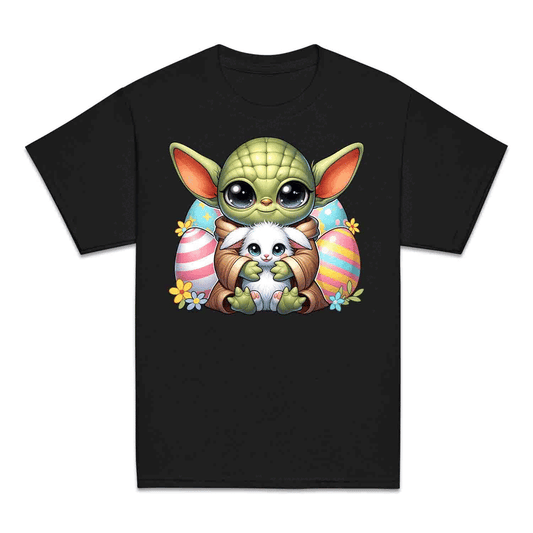 Baby Yoda Easter Kids T-Shirt | Grogu & Bunny Kids Jumper | Star Wars Pastel Eggs & Flowers Hoodie | PRODUCT CODE: BJKEWRUXCVY