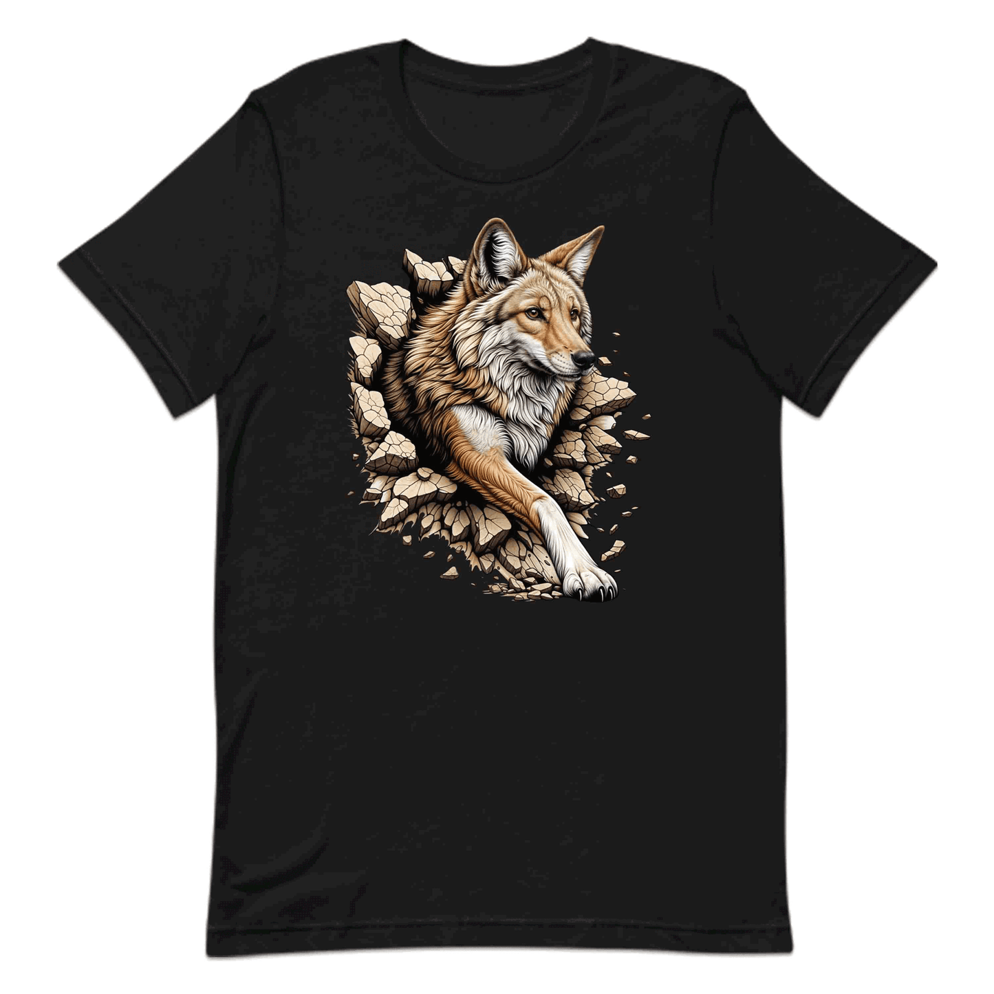 Coyote Breaking Through Wall 3D Realistic Coyote | PRODUCT CODE: CYTEBRKNWLEN