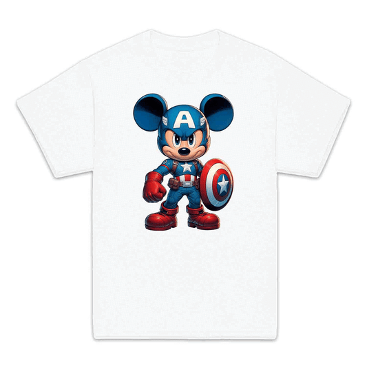 Mickey Captain America Shield Kids T-Shirt | Mickey Super Soldier Jumper | Disney x Marvel Crossover Hoodie | PRODUCT CODE: MIWQBEHDSYU