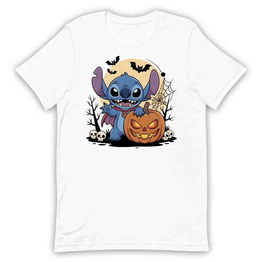 Disney Stitch Halloween T-Shirt, Vampire Costume Sweatshirt, Spooky Trick-or-Treat Hoodie | PRODUCT CODE: DSHJGWERA