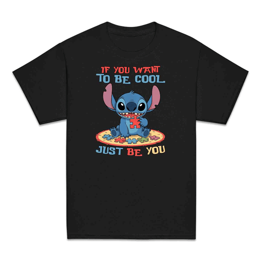 Autism Awareness Stitch Kids T-Shirt | Disney Lilo & Stitch Kids Jumper | Cartoon Puzzle Piece Hoodie | PRODUCT CODE: AYWERBNMOS