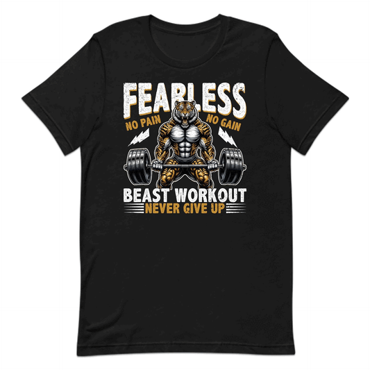 Fearless Tiger Gym Beast Workout No Pain No Gain | PRODUCT CODE: FRLSETGRMYWK