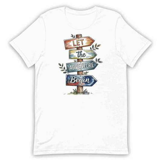 Let the Adventure Begin T-Shirt, Sweatshirt & Hoodie for Outdoor Lovers | PRODUCT CODE: LTVADJHWRN
