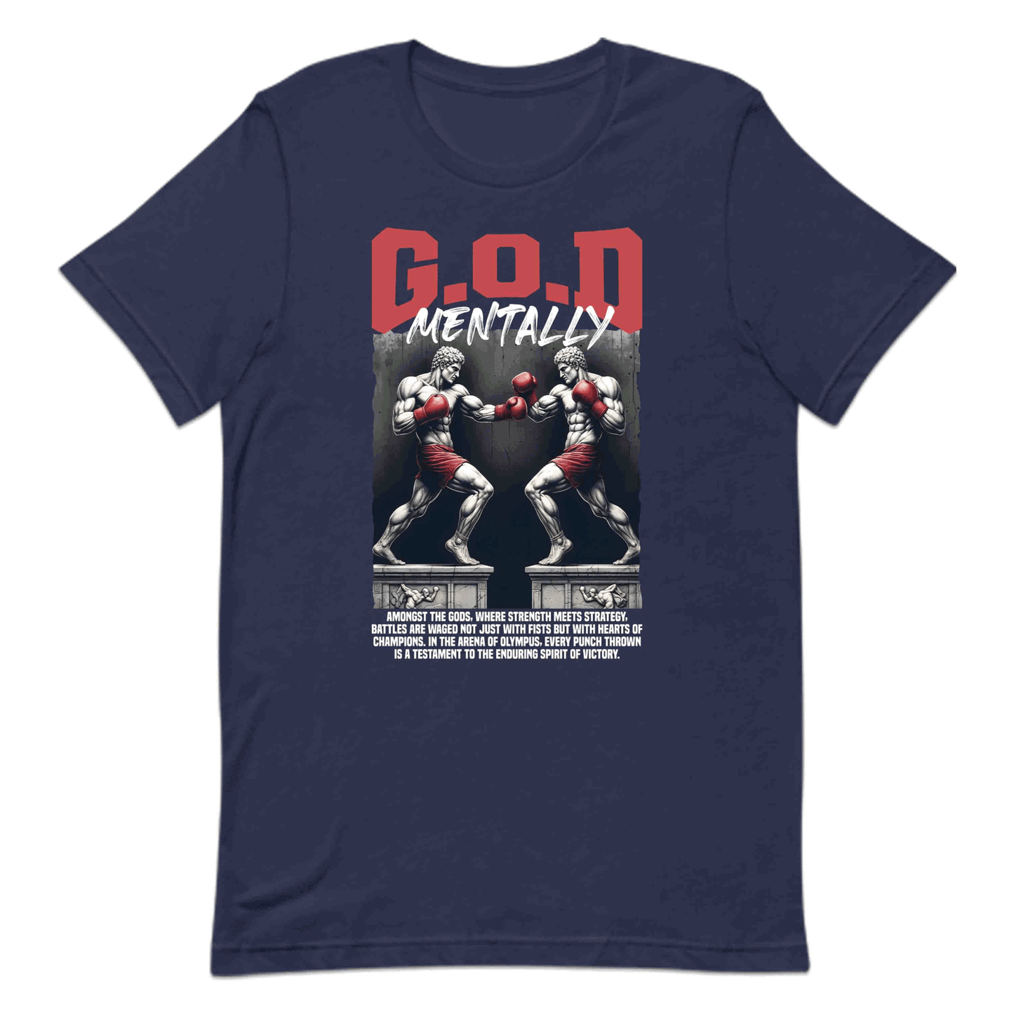 GOD Mentally Boxing Divine Warrior Spirit Greek Mythology Inspired | PRODUCT CODE: GMNTFHBXNOEW