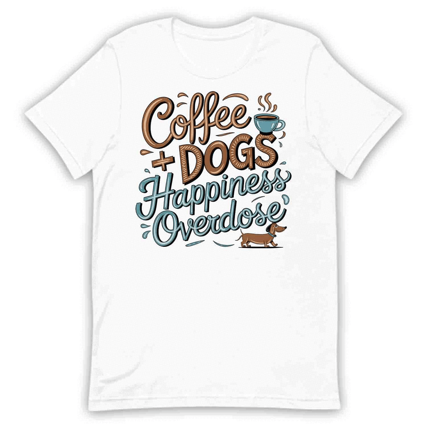 Coffee and Dogs T-Shirt, Sweatshirt, Hoodie – Funny Pet Lover & Cozy Caffeine Vibes | PRODUCT CODE: CBFRHDHHGL