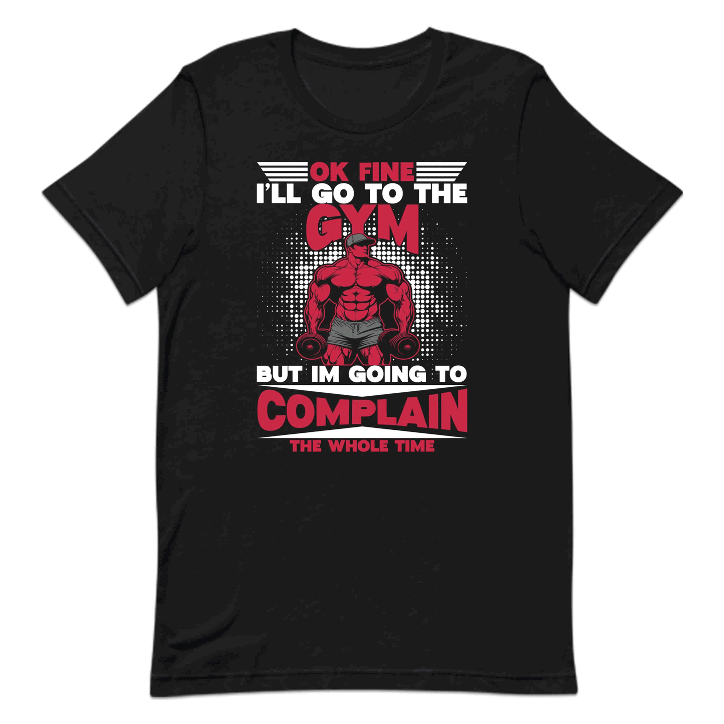 Funny Gym Workout Reluctant Fitness Lovers Comical Gym Quote | PRODUCT CODE: FYNGMWKROCQU