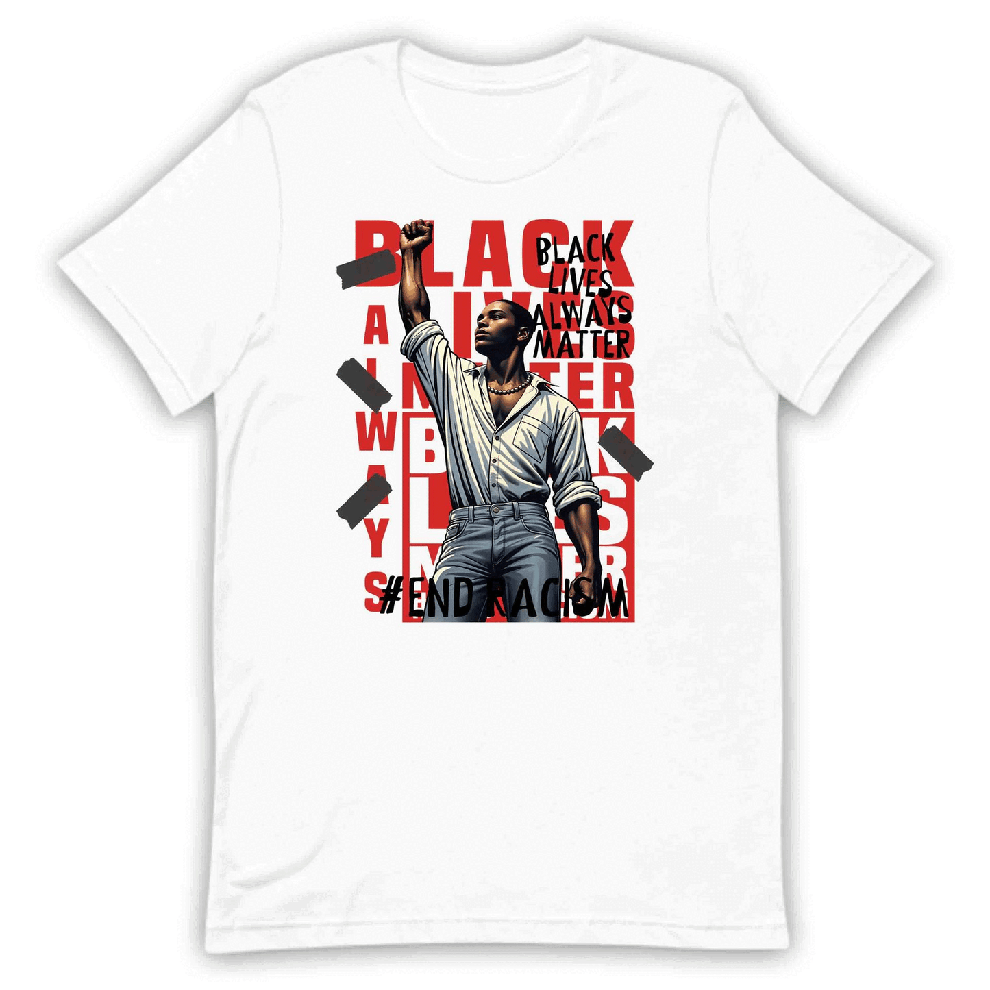 Black Lives Matter Stand Against Racism Black History Month | PRODUCT CODE: BLKVSMTREBIWG