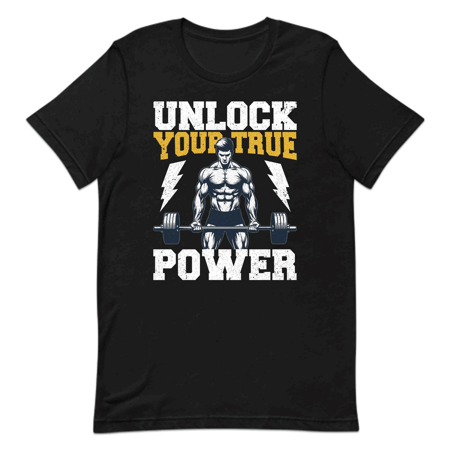 Unlock Your True Power Gym Bodybuilding Champs | PRODUCT CODE: ULKNOUTRPWMB