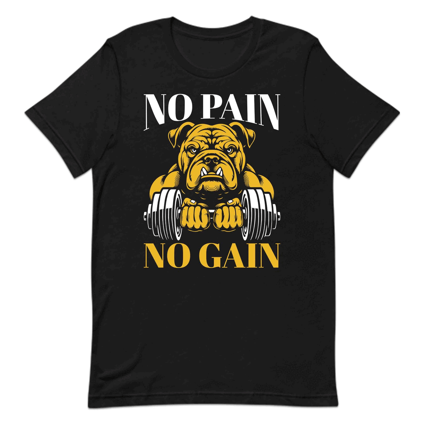 Fitness Bulldog Gym No Pain No Gain | PRODUCT CODE: FTNBLDGOYMAP