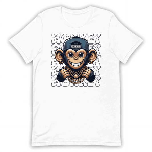 Cheeky Monkey Bling Smiling Primate with Chains | PRODUCT CODE: CHKMNOBLNGSO