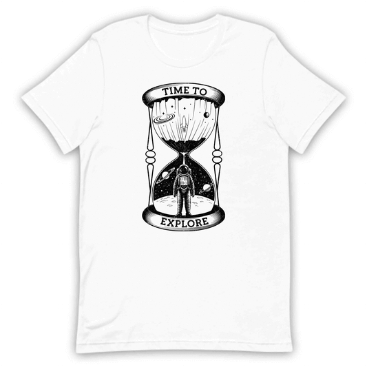 Time to Explore Celestial Hourglass Cosmonaut Space Astronaut Planets | PRODUCT CODE: TMHRGLSCMANU