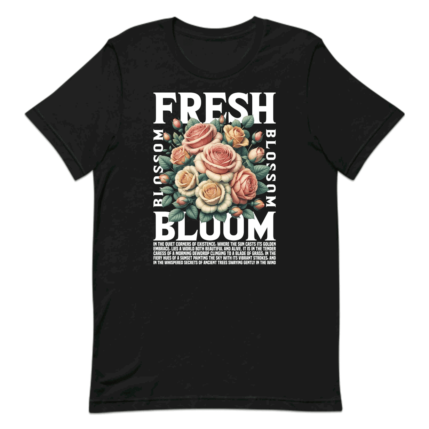 Fresh Bloom Vibrant Floral Nature-Inspired Rose | PRODUCT CODE: FHSRBOLMVBNG