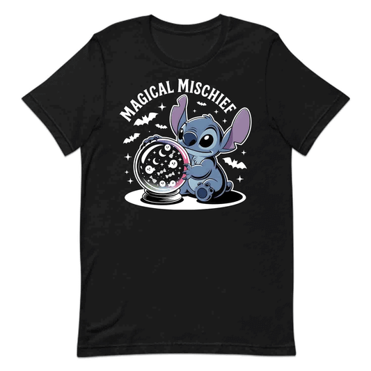 Magical Mischief Stitch T-Shirt, Disney Witchy Sweatshirt, Ohana Halloween Hoodie | PRODUCT CODE: MSDFGVWQE