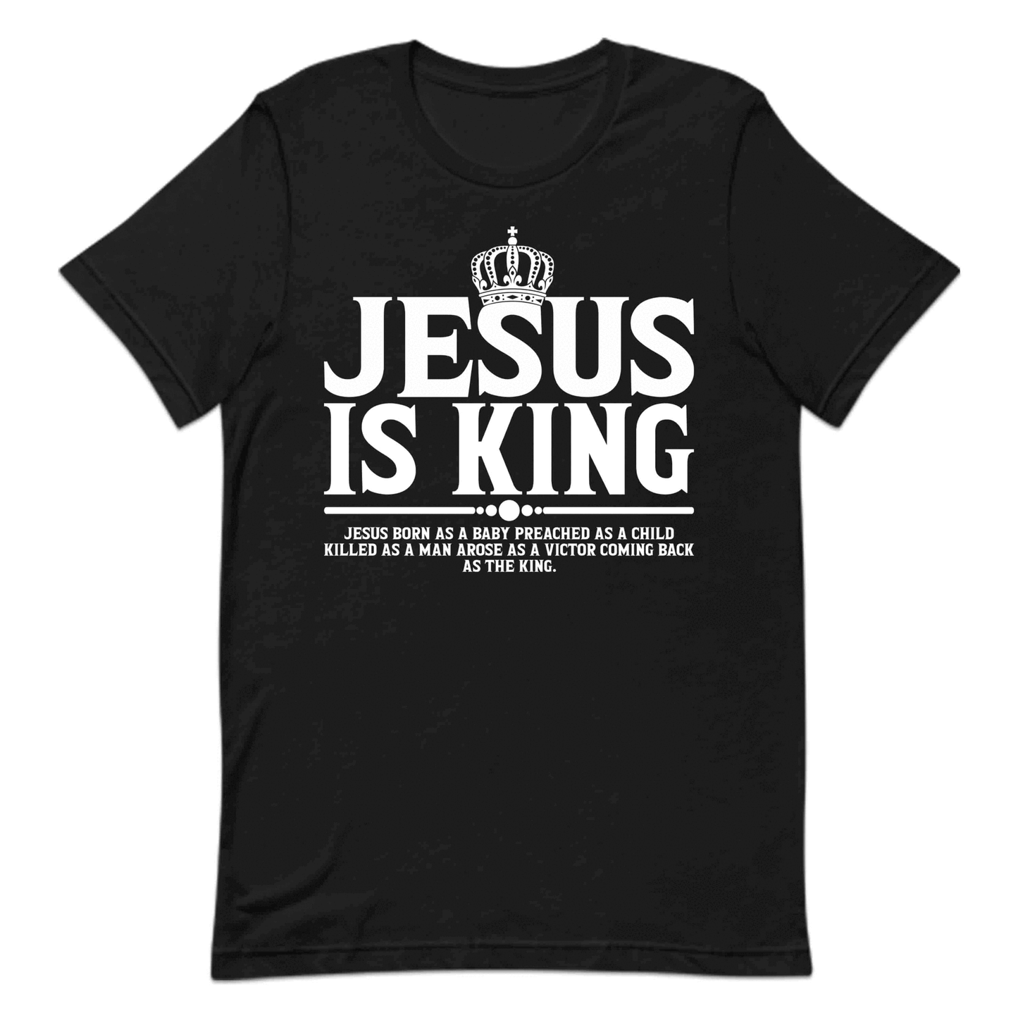 Jesus Is King Christian Crown of Victory Inspirational Faith | PRODUCT CODE: JUSJBGNCRWO