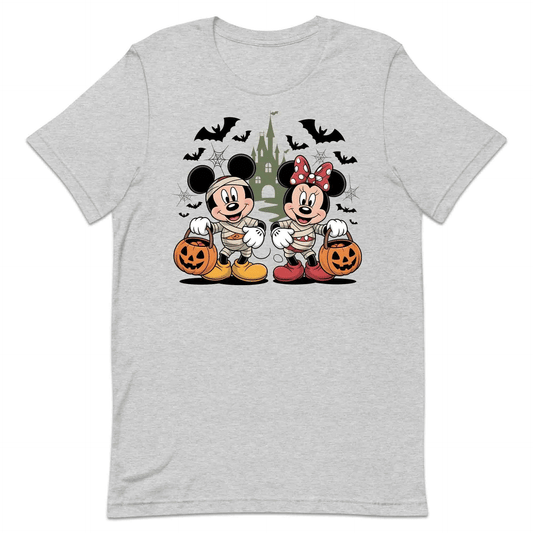 Mickey & Minnie Mummy T-Shirt, Trick or Treat Sweatshirt, Spooky Disney Hoodie | PRODUCT CODE: MERWFSUWR