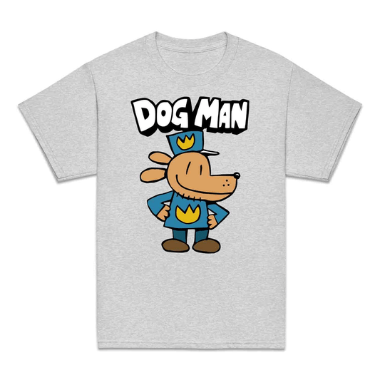Dog Man World Book Day Kids T-Shirt | Funny Cop Dog Kids Jumper | Comic Cartoon Police Dog Hoodie | PRODUCT CODE: DGSDFUTRCX