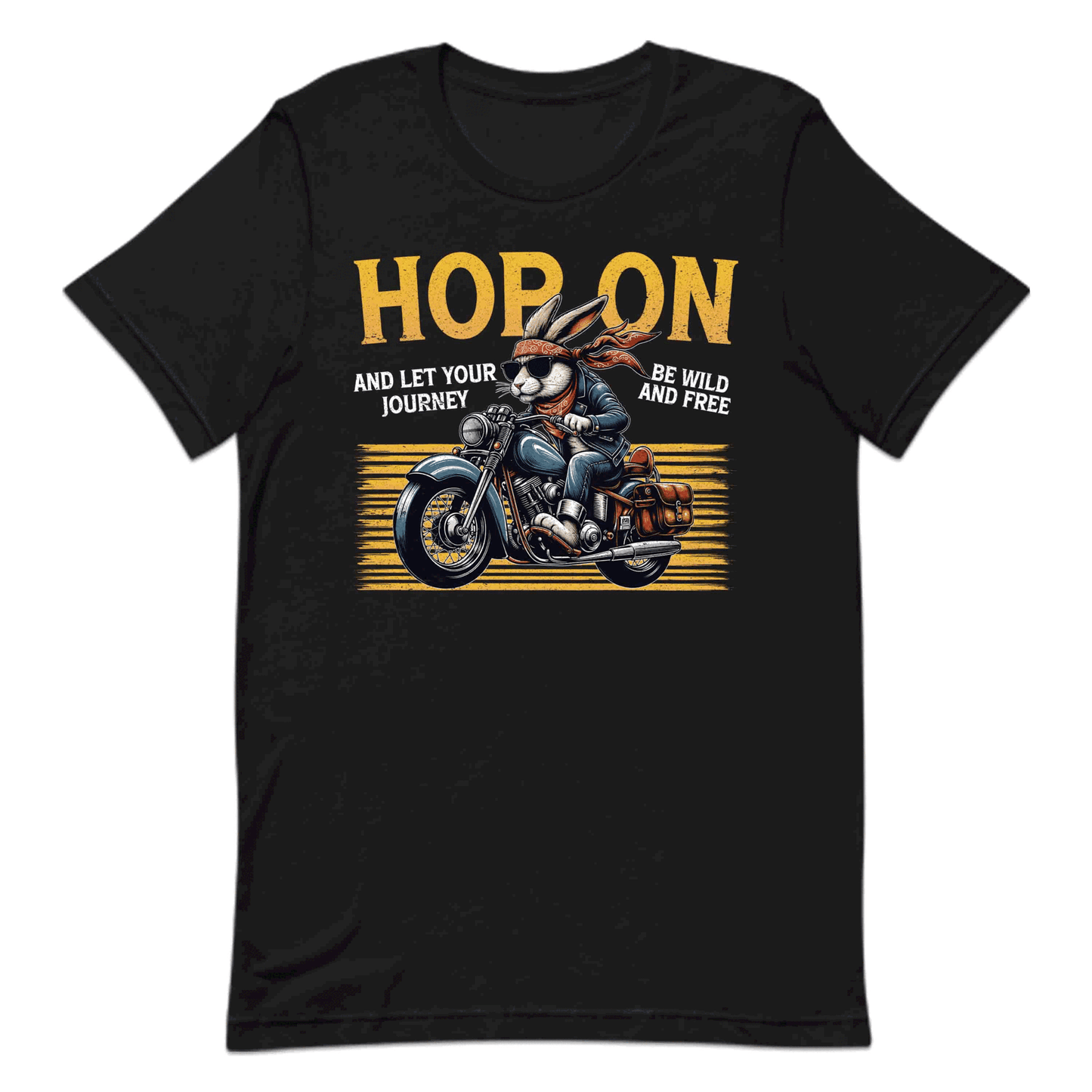 Bunny Biker Rabbit Motorcyclists Hop On and Ride Free | PRODUCT CODE: BNEKABYADSMWP