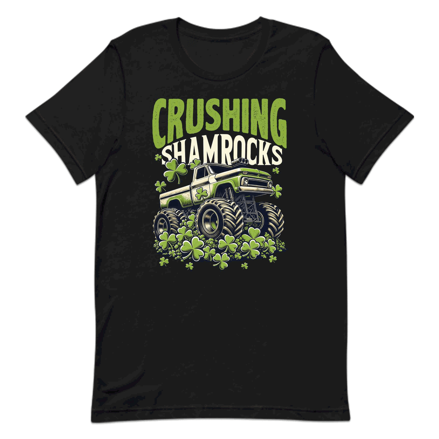 Crushing Shamrocks Monster Truck Celebrate St. Patrick's Day | PRODUCT CODE: CRHAJNIEMONTC
