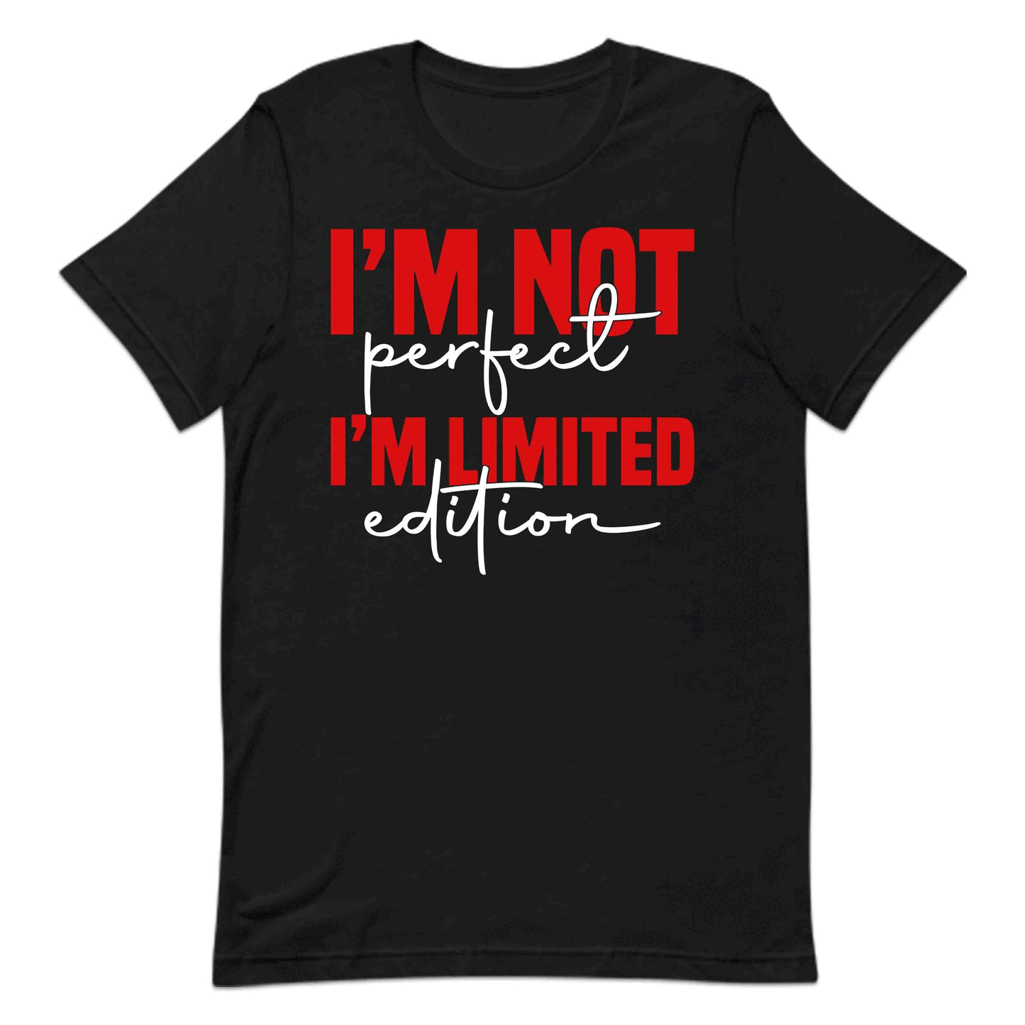 I'm Not Perfect I'm Limited Edition Motivational Quote Boho Inspirational | PRODUCT CODE: LMTEDNTOMVQ