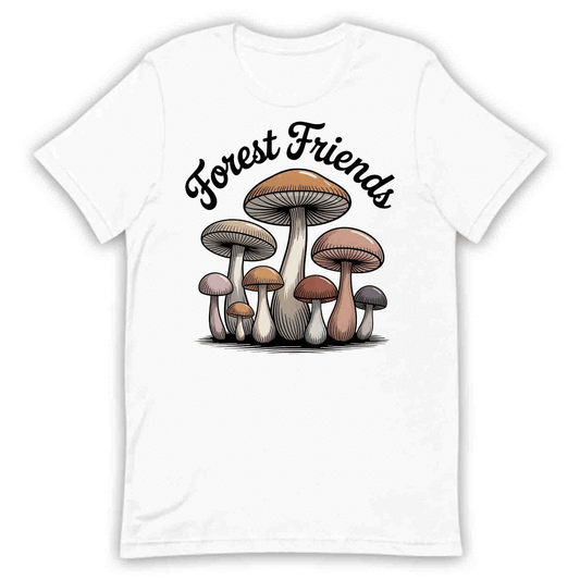 Mushroom Forest T-Shirt, Cottagecore Sweatshirt, Nature Lovers Hoodie | PRODUCT CODE: WHDFMVGUR