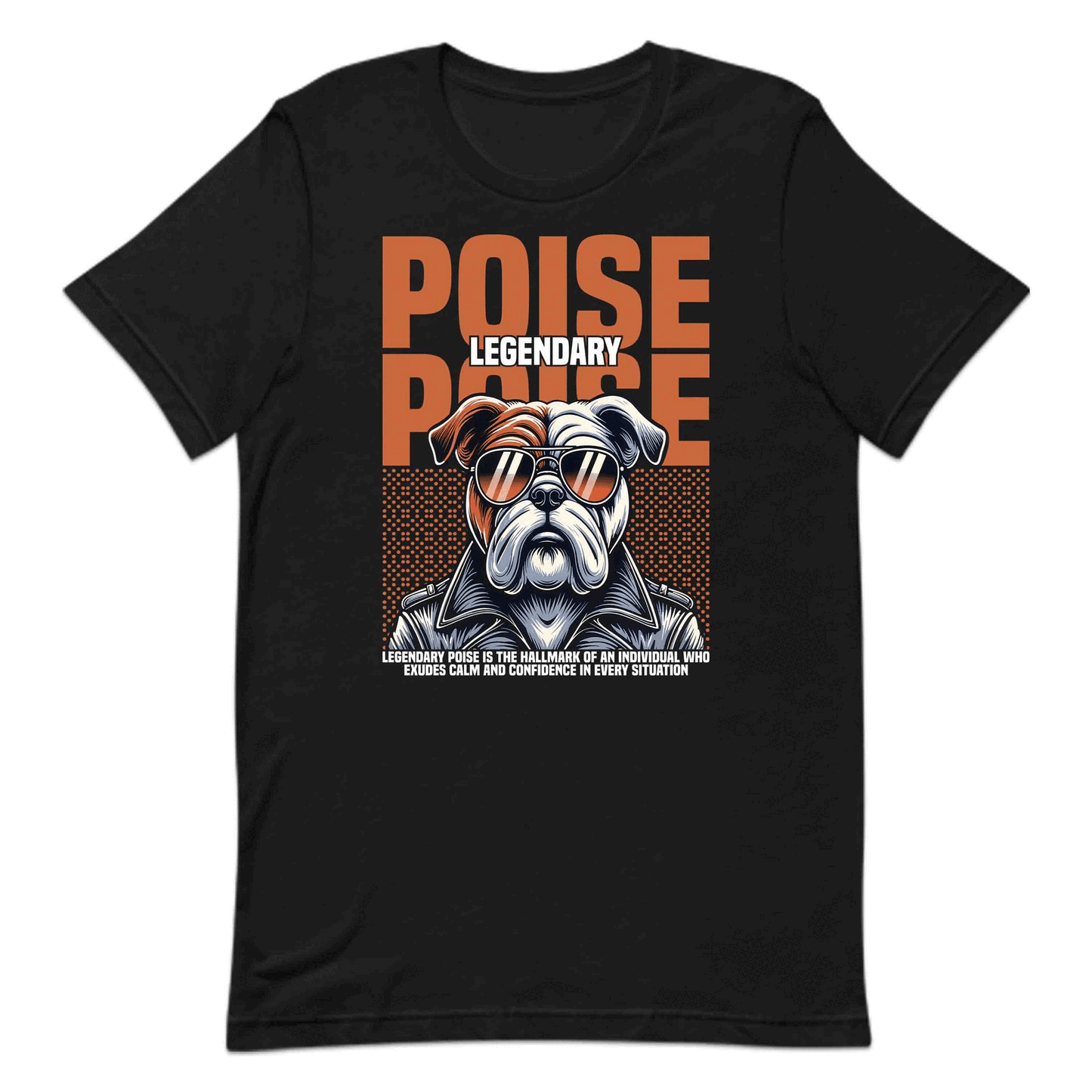 Legendary Poise Bulldog Retro Dog with Sunglasses | PRODUCT CODE: LGNPSOIBLGDE