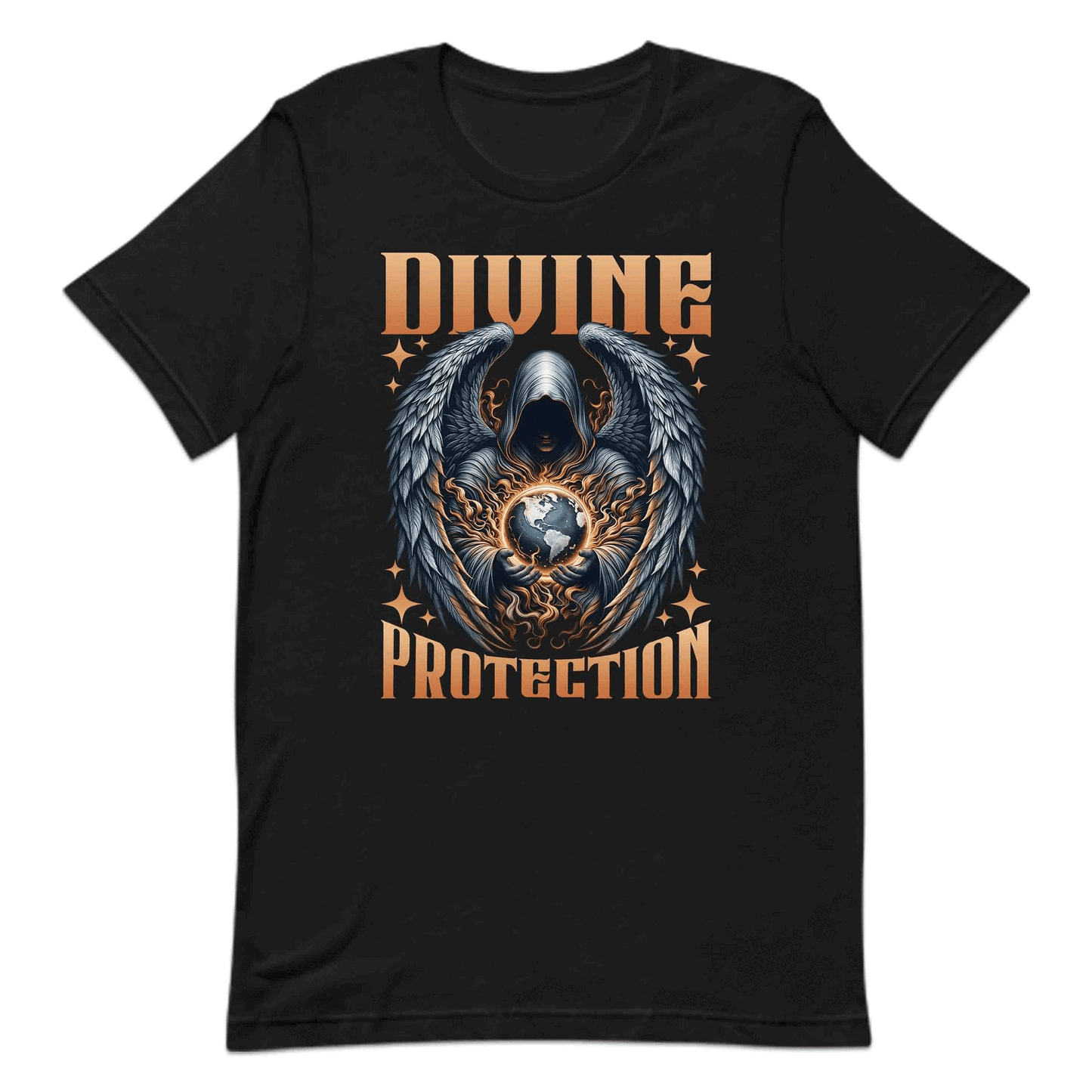 Divine Protection Guardian Angel with Glowing Earth | PRODUCT CODE: DVNPRTCNOGUA
